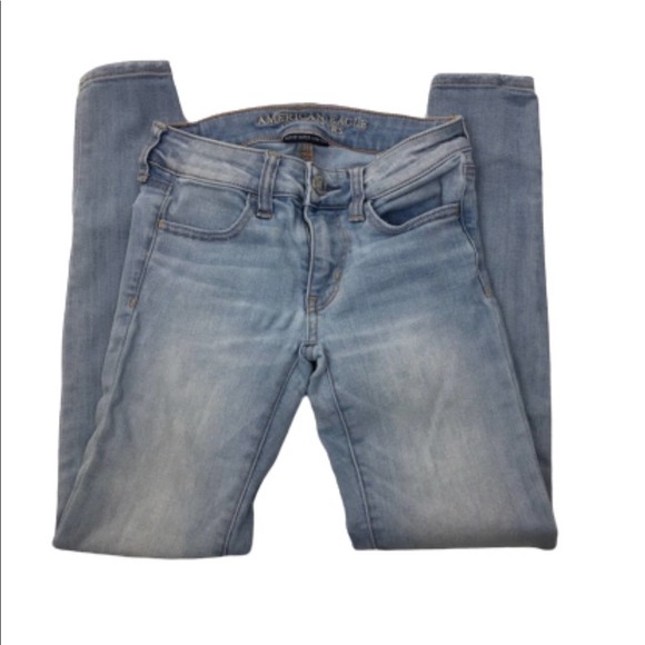 American Eagle Outfitters Denim - American Eagle Light Blue Wash - 00 Short